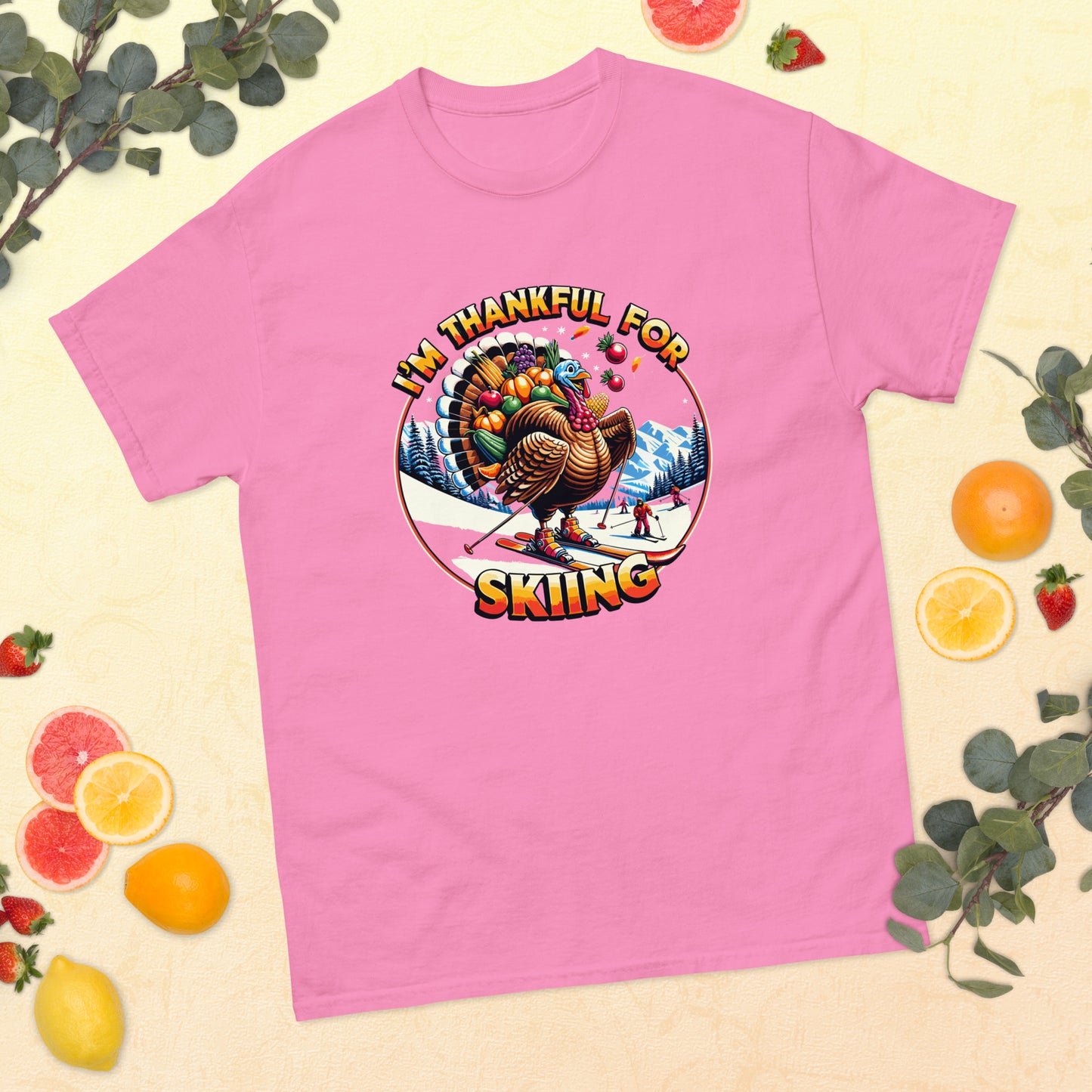 I'm Thankful for Skiing, Turkey T-shirt