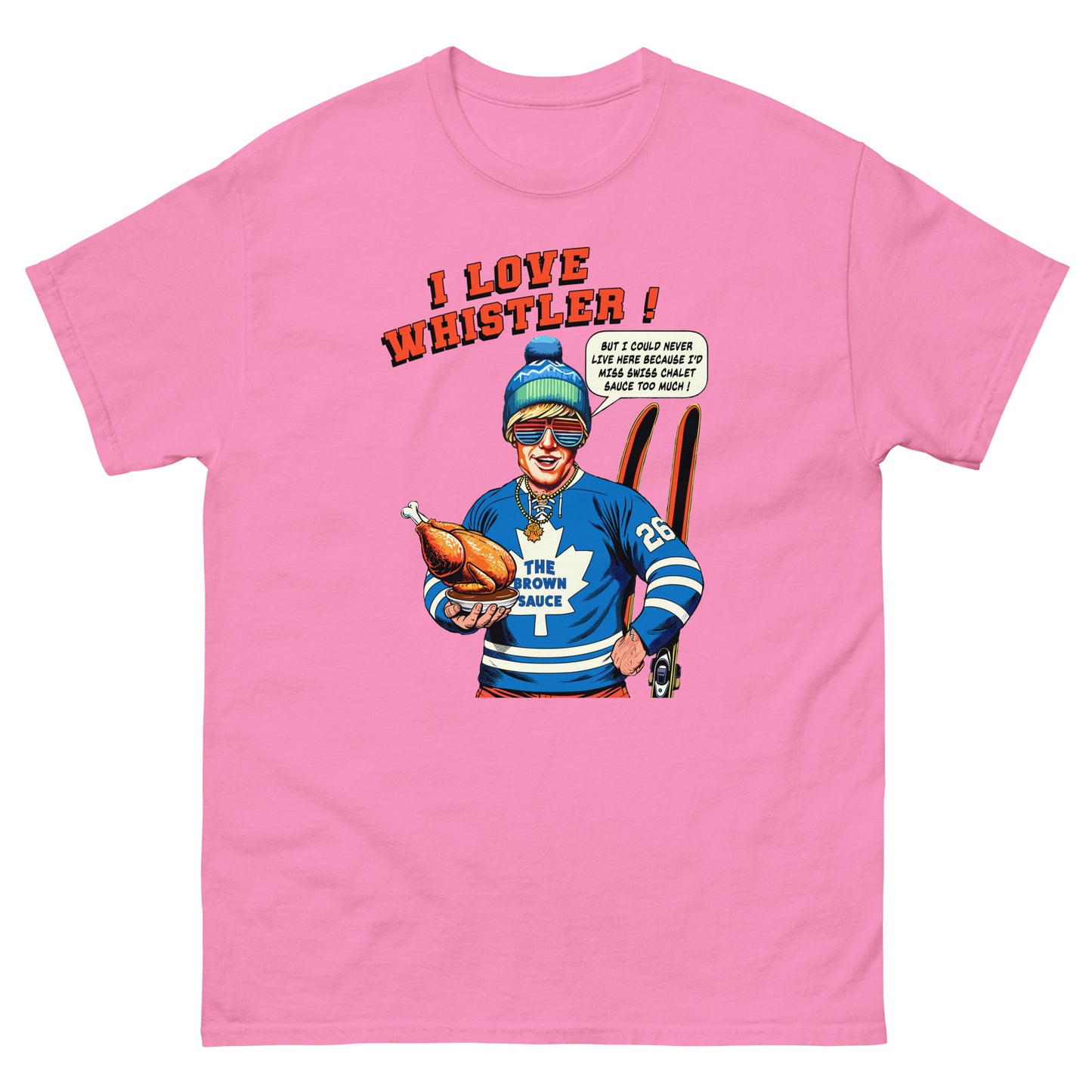 I Love Whistler Ontario Bro T-shirt printed by Whistler Shirts