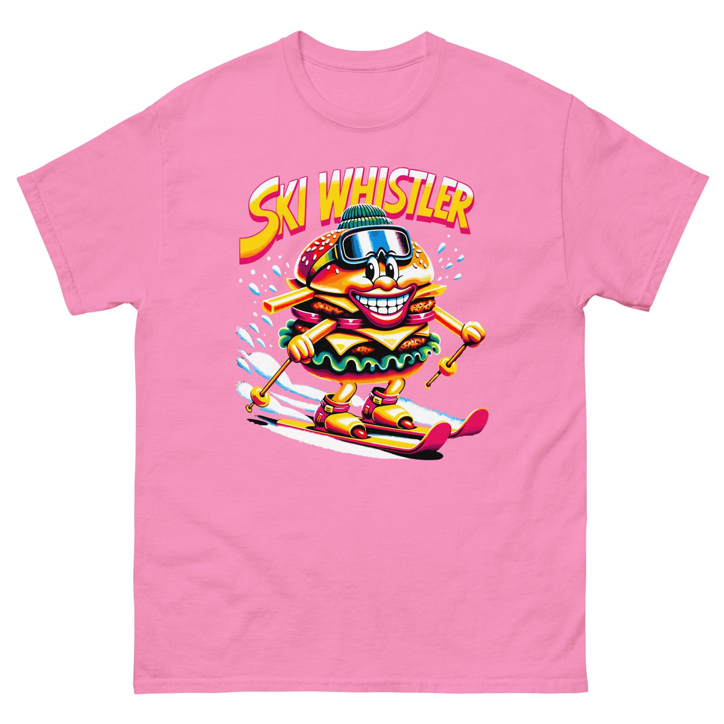Ski Whistler Hamburger Man printed by Whistler Shirts