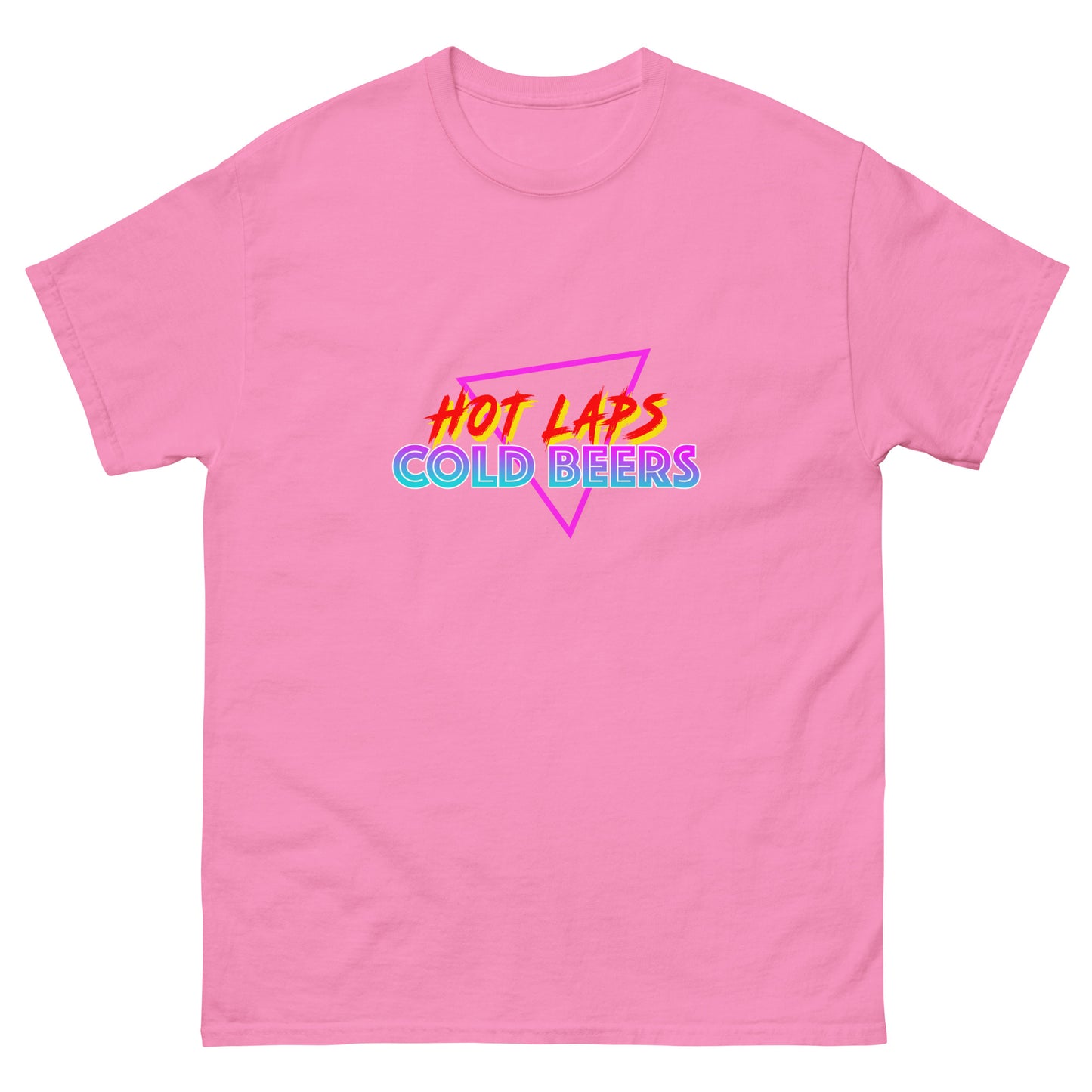 Hot Laps Cold Beers t-shirt printed by Whistler Shirts