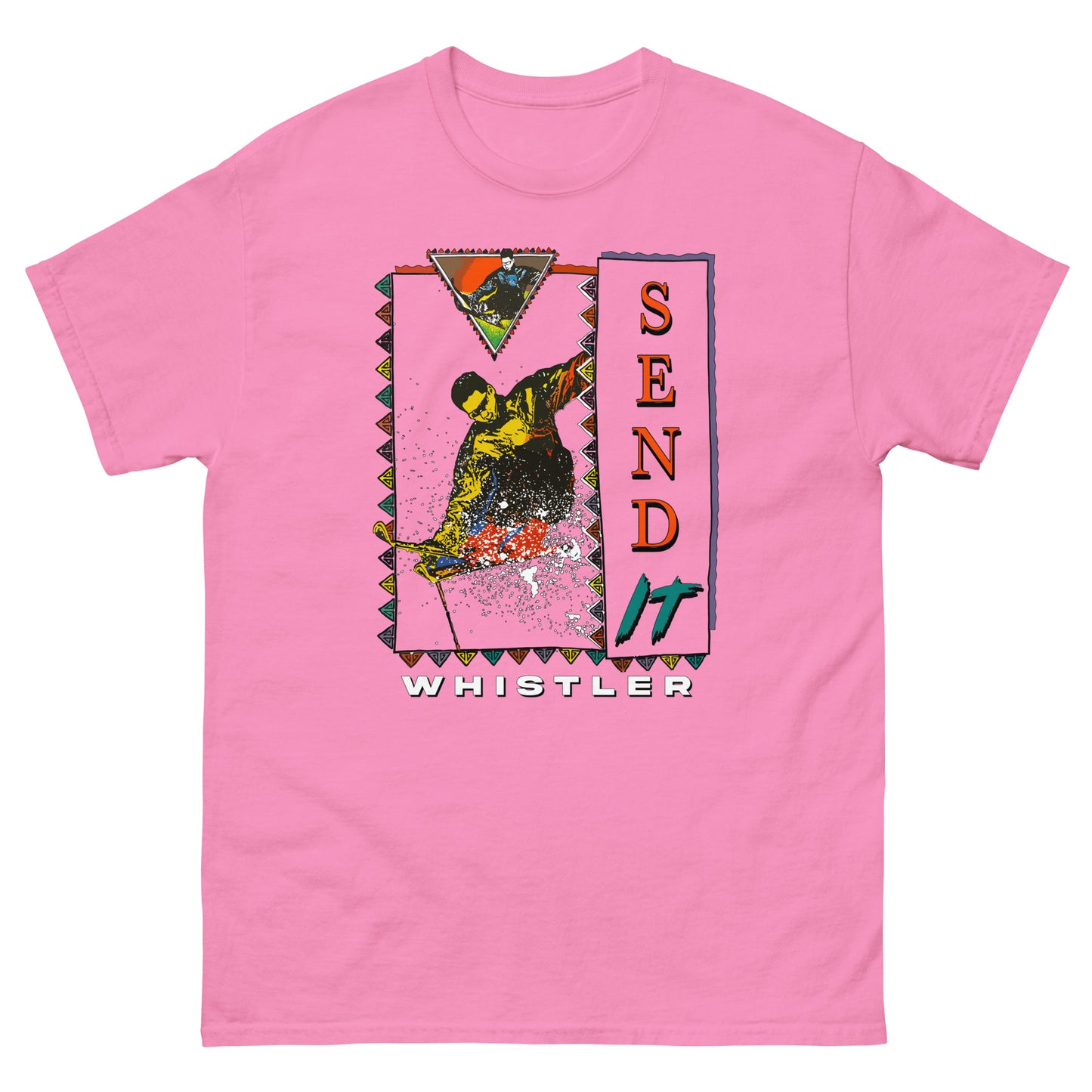 Send it Whistler printed on T-shirt by Whistler Shirts