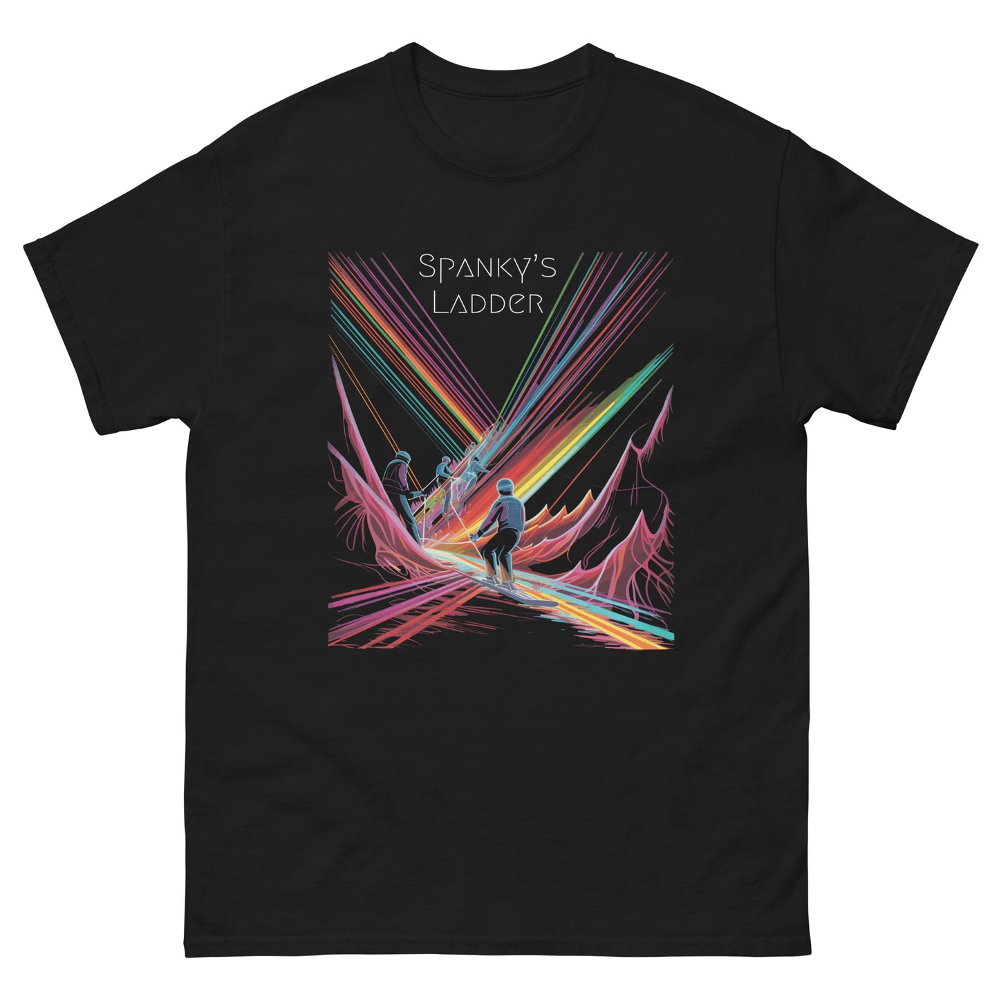 Spankys Ladder Whistler Blackcomb screen printed t-shirt