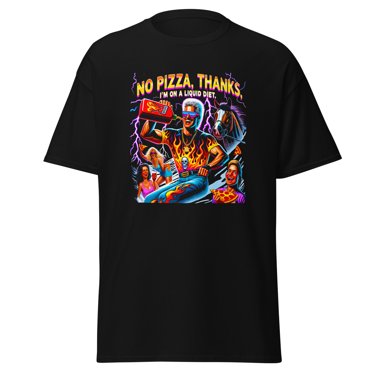 No Pizza Thanks T-shirt