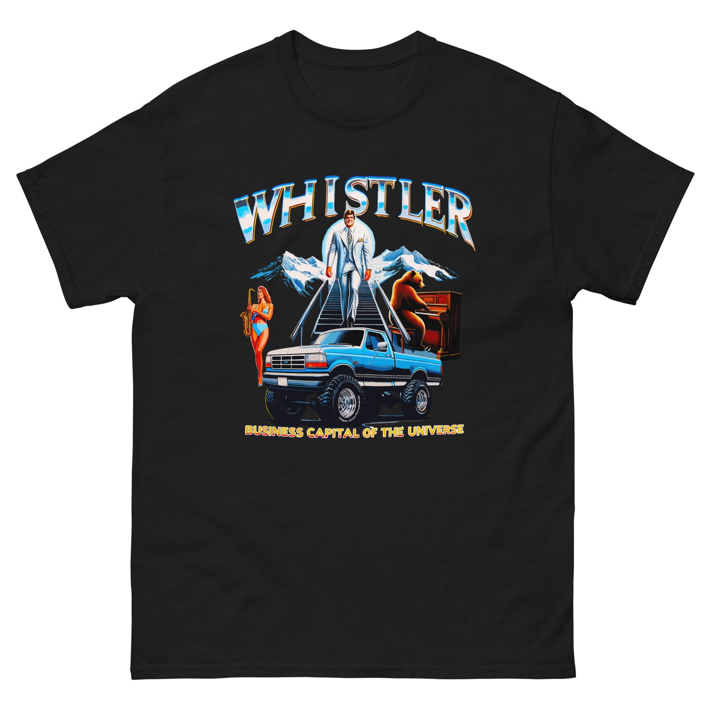 Whistler Business Capital of the Universe T-shirt printed by Whistler Shirts