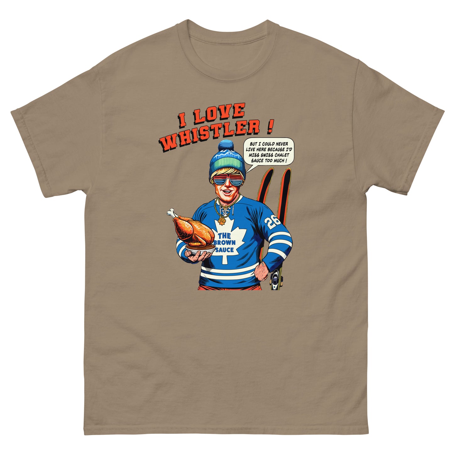 I Love Whistler Ontario Bro T-shirt printed by Whistler Shirts