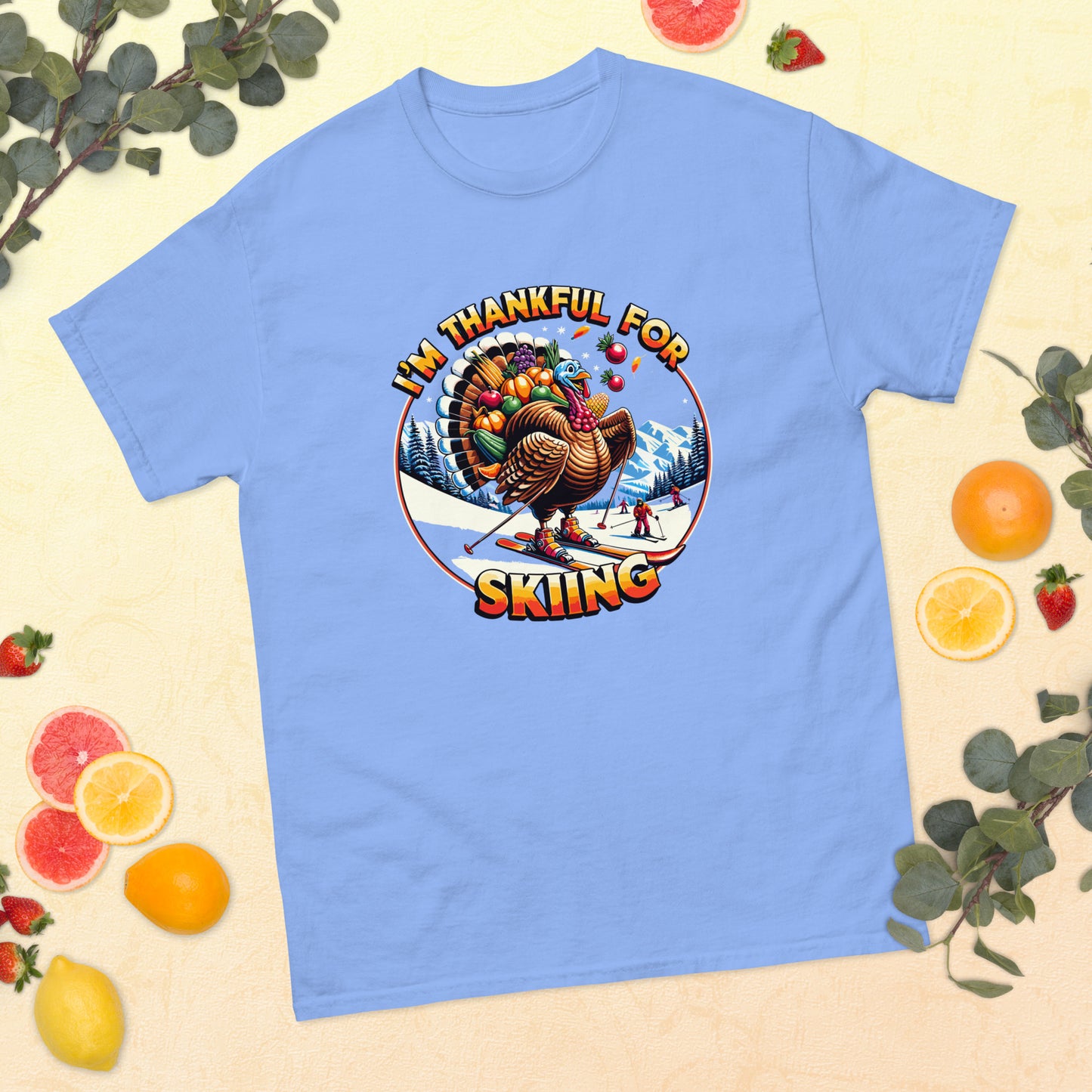 I'm Thankful for Skiing, Turkey T-shirt