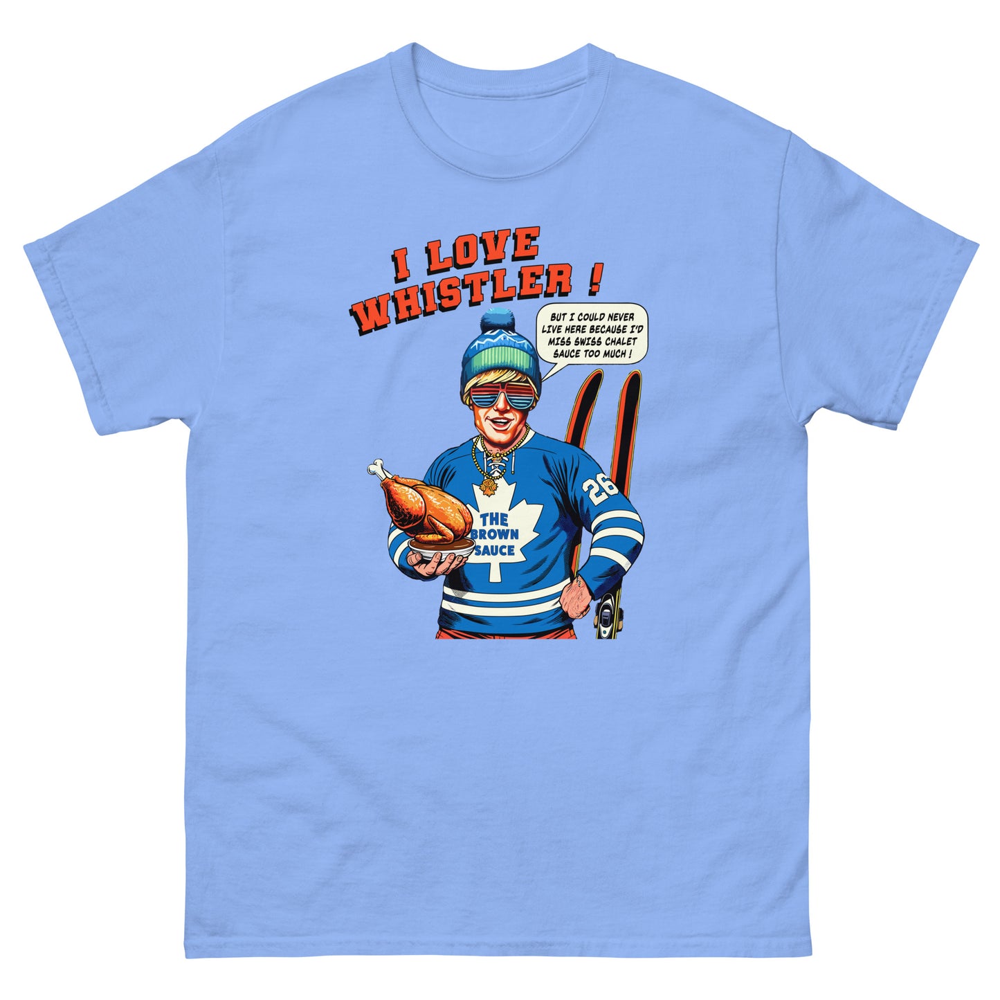 I Love Whistler Ontario Bro T-shirt printed by Whistler Shirts