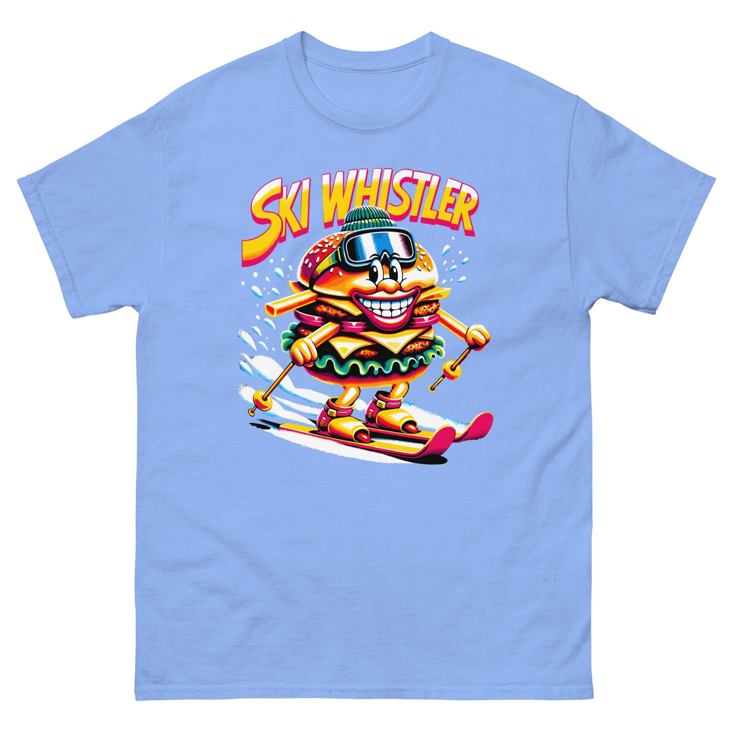 Ski Whistler Hamburger Man printed by Whistler Shirts