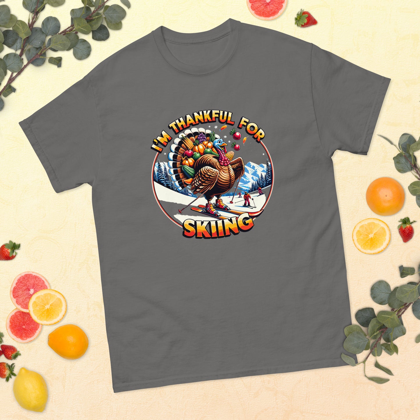 I'm Thankful for Skiing, Turkey T-shirt