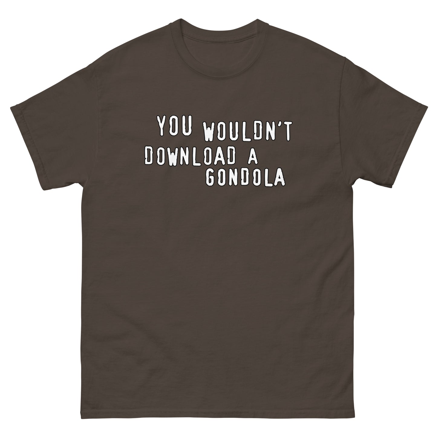 You wouldnt download a gondola design printed by Whistler Shirts