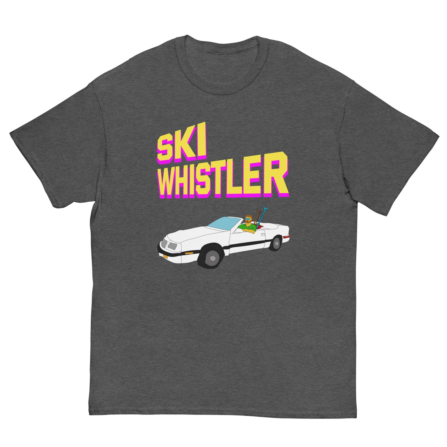 Ski Whistler convertible printed t-shirt