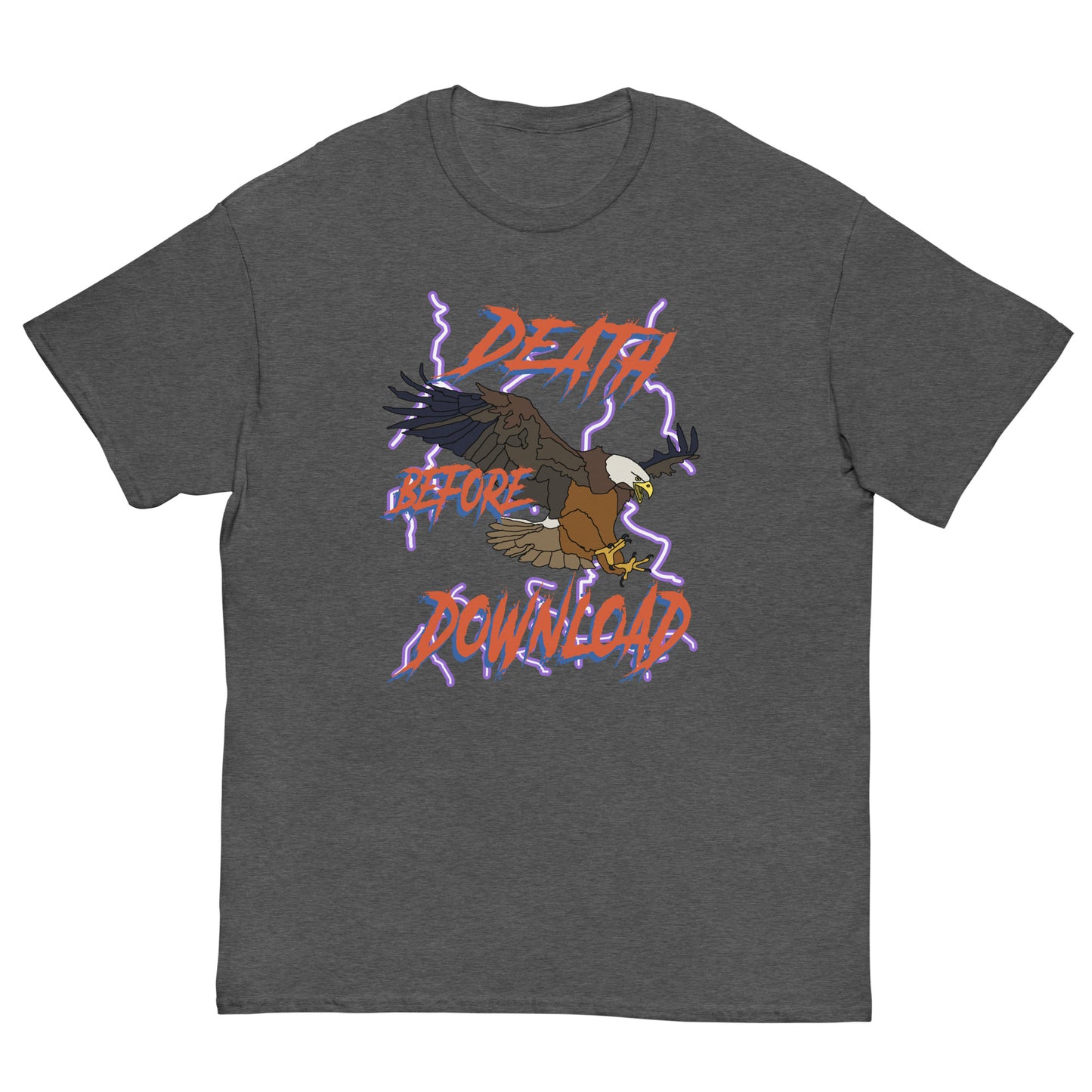 Death before download printed T-shirt