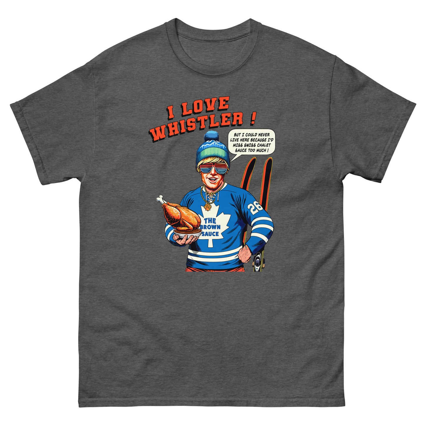 I Love Whistler Ontario Bro T-shirt printed by Whistler Shirts