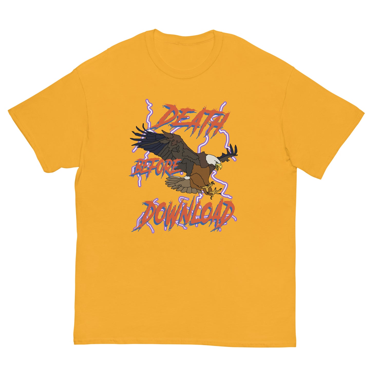 Death before download printed T-shirt