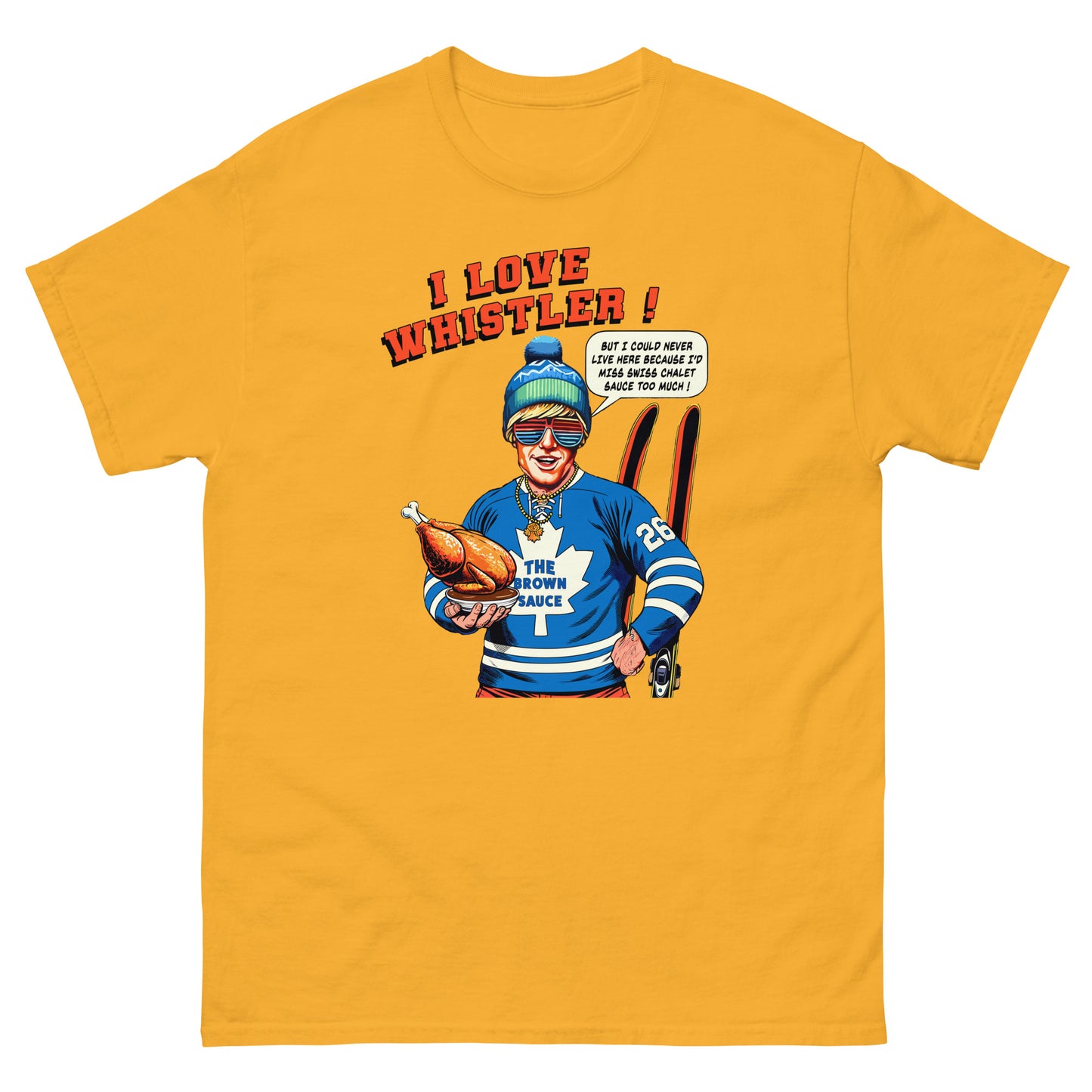 I Love Whistler Ontario Bro T-shirt printed by Whistler Shirts