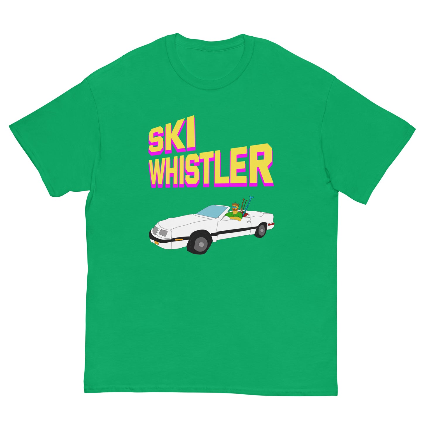 Ski Whistler convertible printed t-shirt