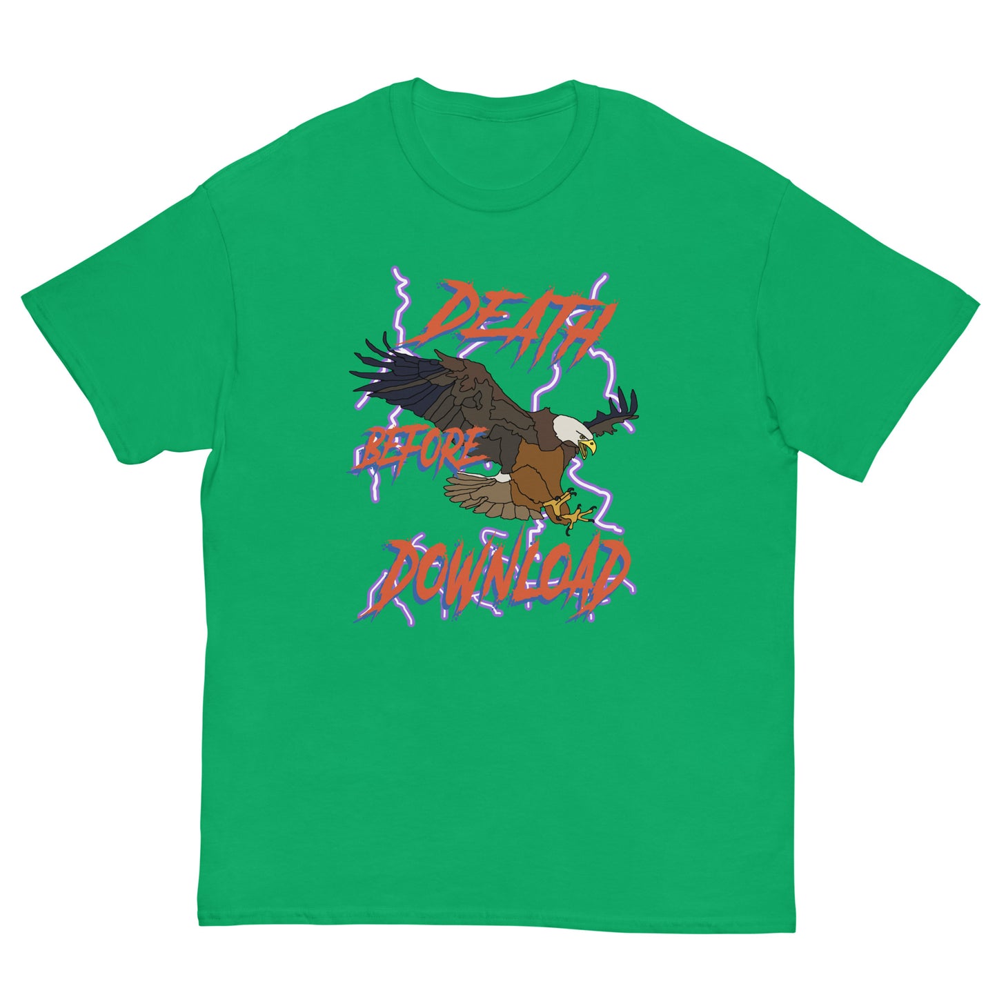 Death before download printed T-shirt
