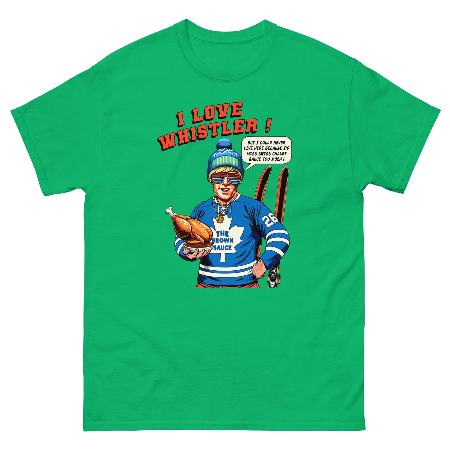 I Love Whistler Ontario Bro T-shirt printed by Whistler Shirts