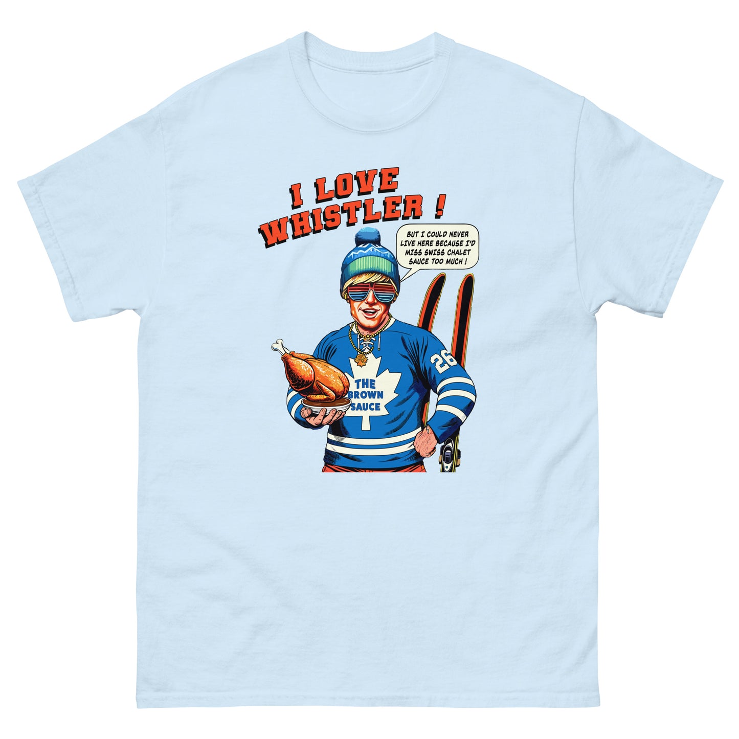 I Love Whistler Ontario Bro T-shirt printed by Whistler Shirts