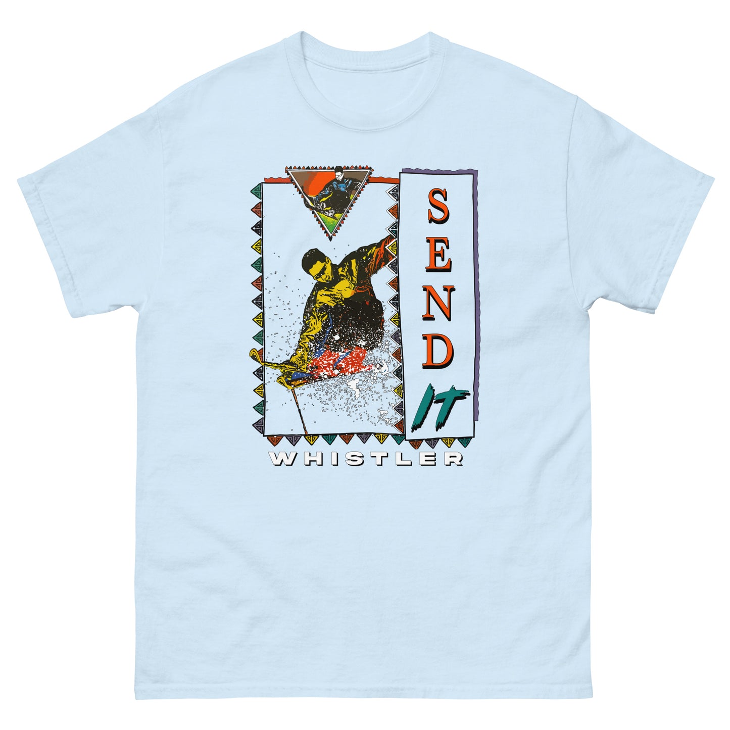Send it Whistler printed on T-shirt by Whistler Shirts