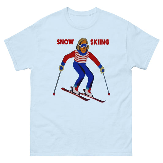 Snow Skiing printed t-shirt by Whistler Shirts