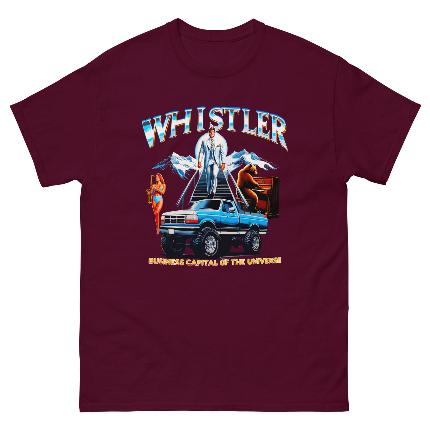 Whistler Business Capital of the Universe T-shirt printed by Whistler Shirts