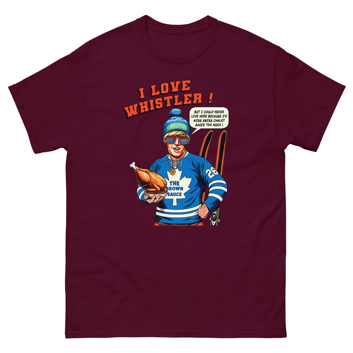 I Love Whistler Ontario Bro T-shirt printed by Whistler Shirts