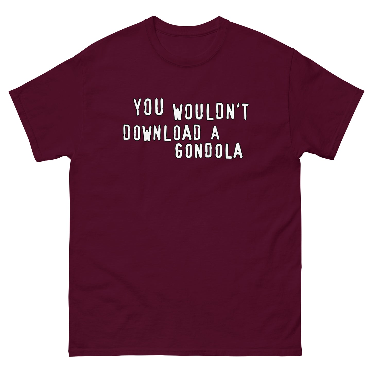 You wouldnt download a gondola design printed by Whistler Shirts