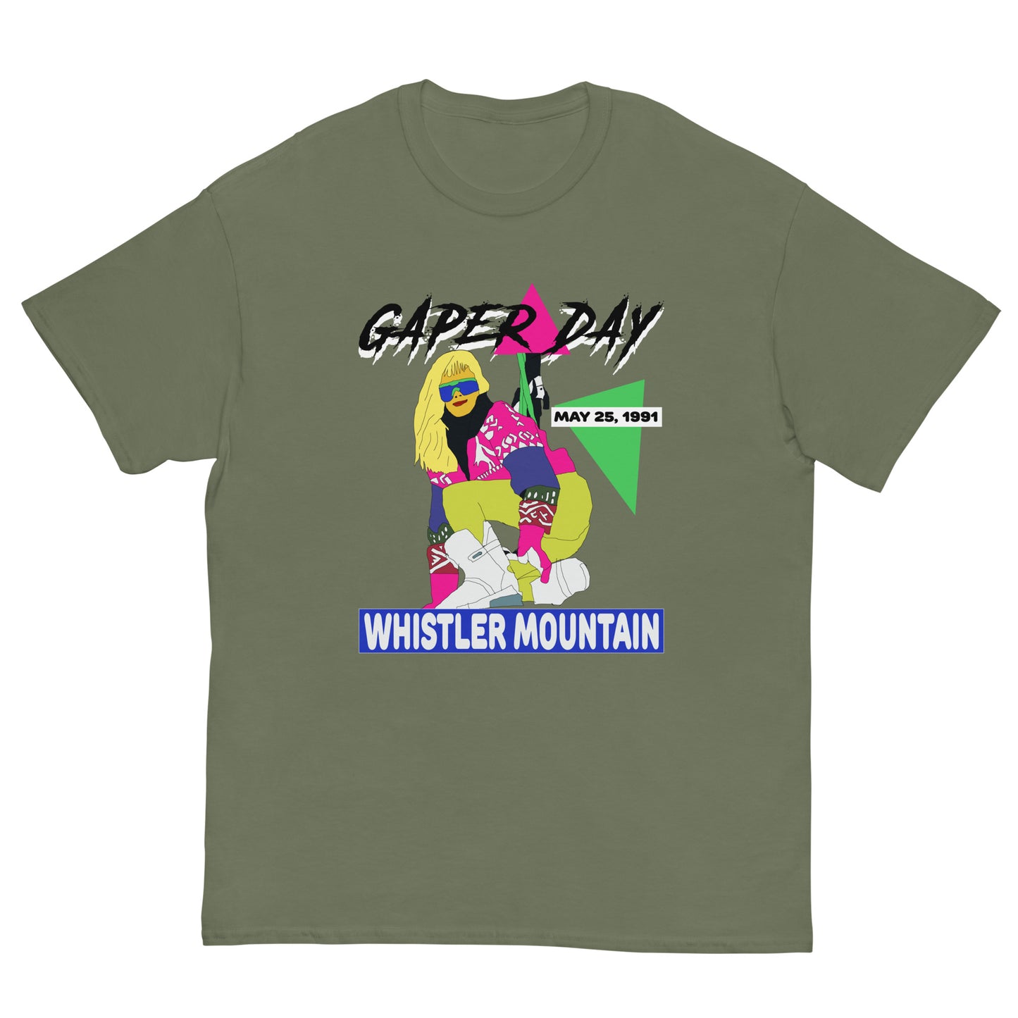 Gaper day 1991 Whistler mountain printed t-shirt