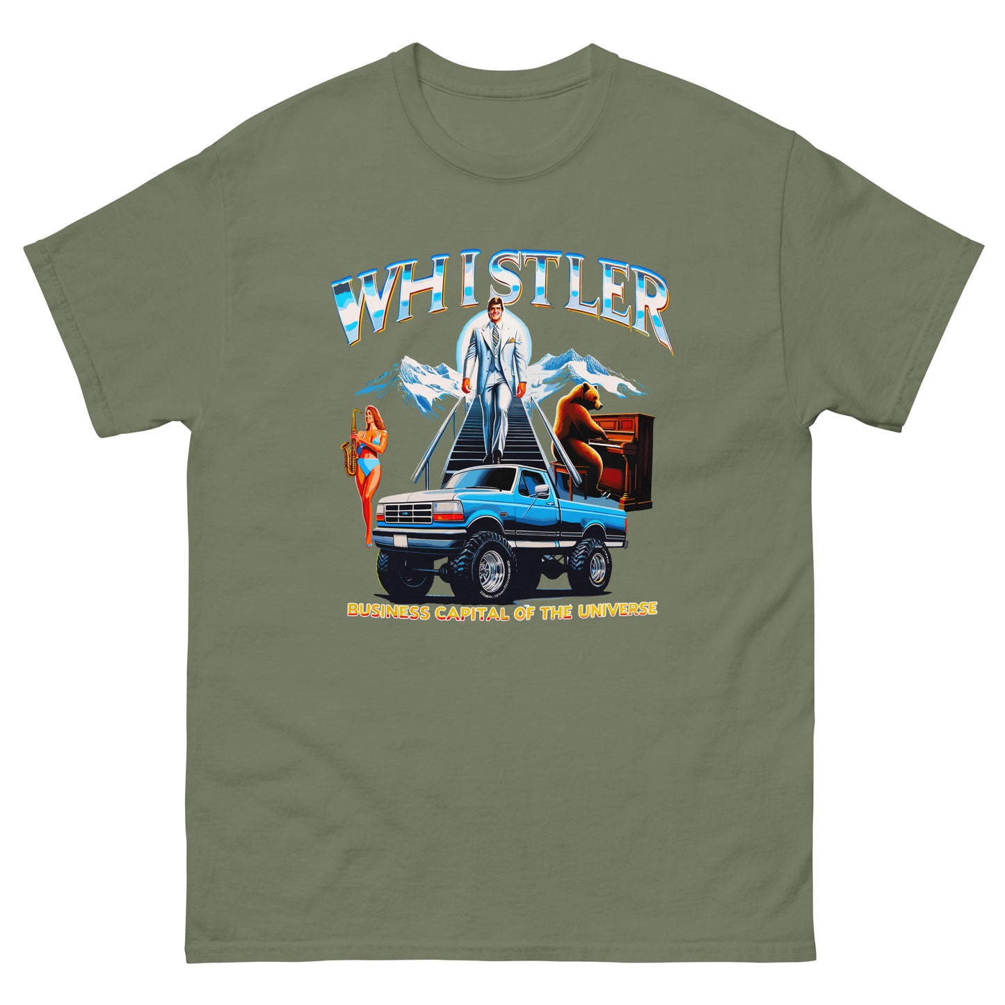 Whistler Business Capital of the Universe T-shirt printed by Whistler Shirts
