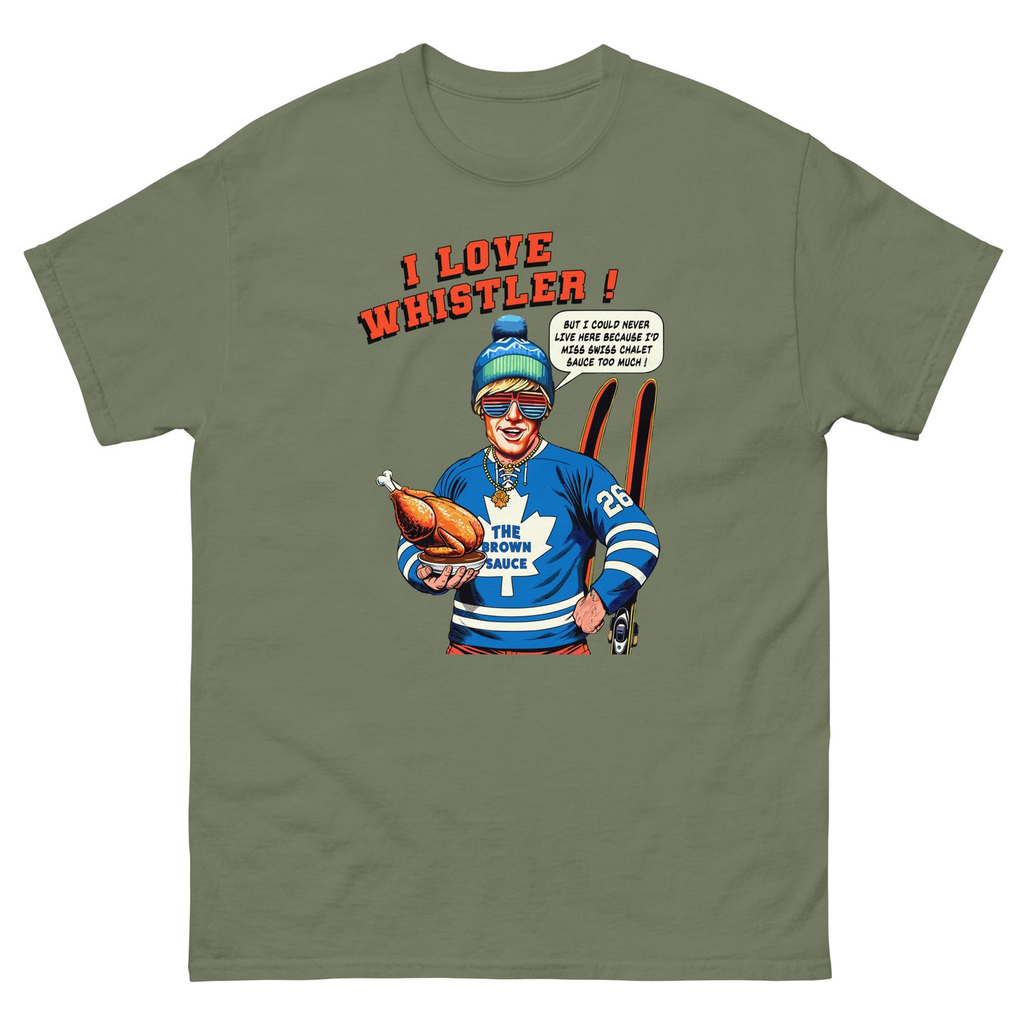 I Love Whistler Ontario Bro T-shirt printed by Whistler Shirts