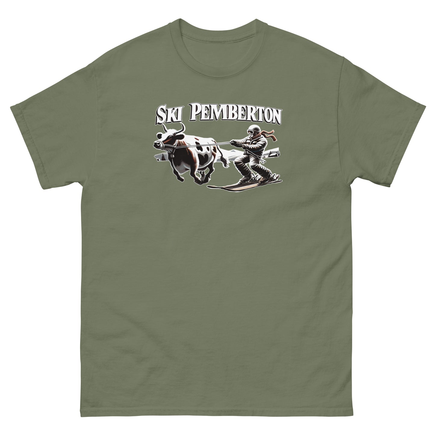 Ski Pemberton T-shirt printed by Whistler Shirts