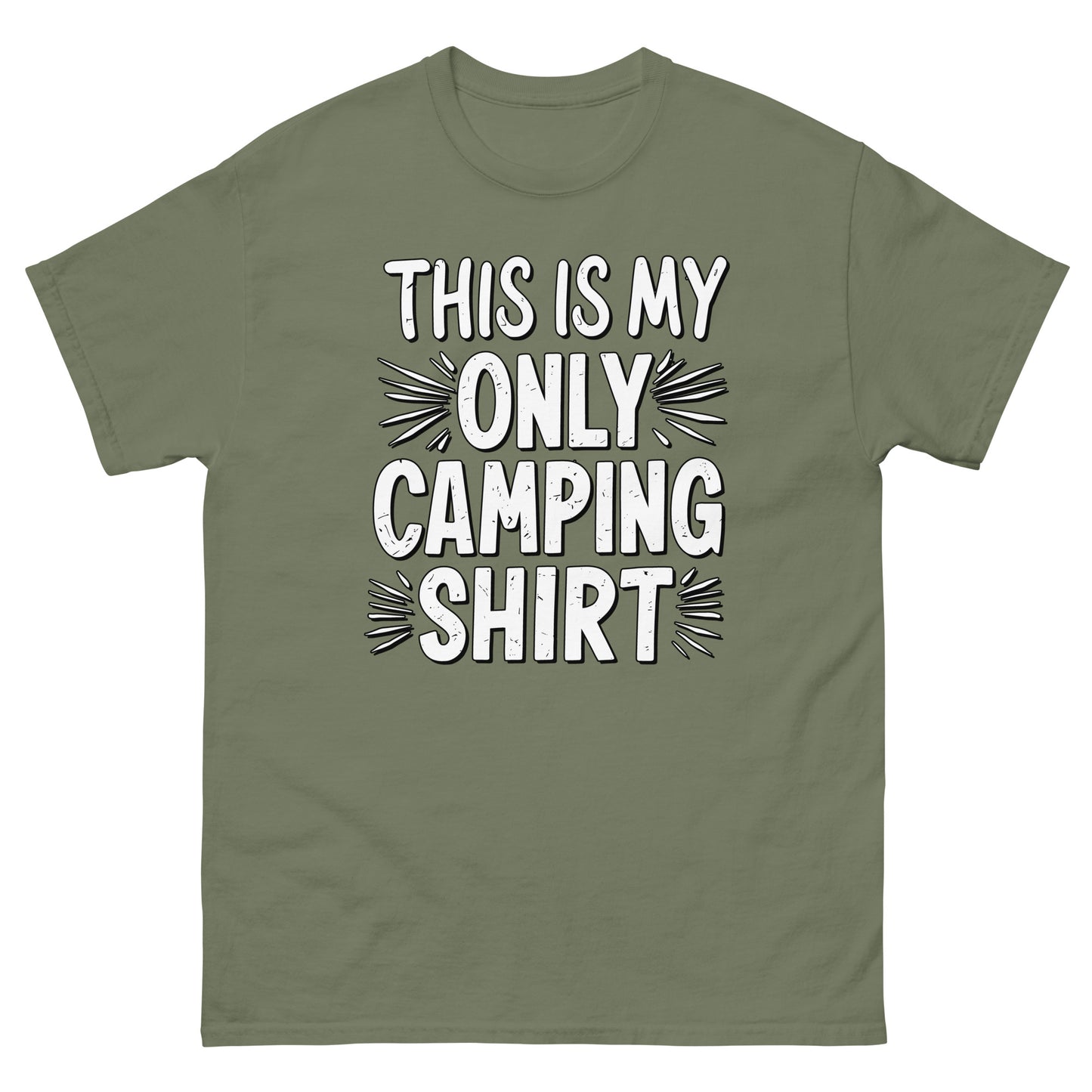 This is my only camping t-shirt printed t-shirt by Whistler Shirts