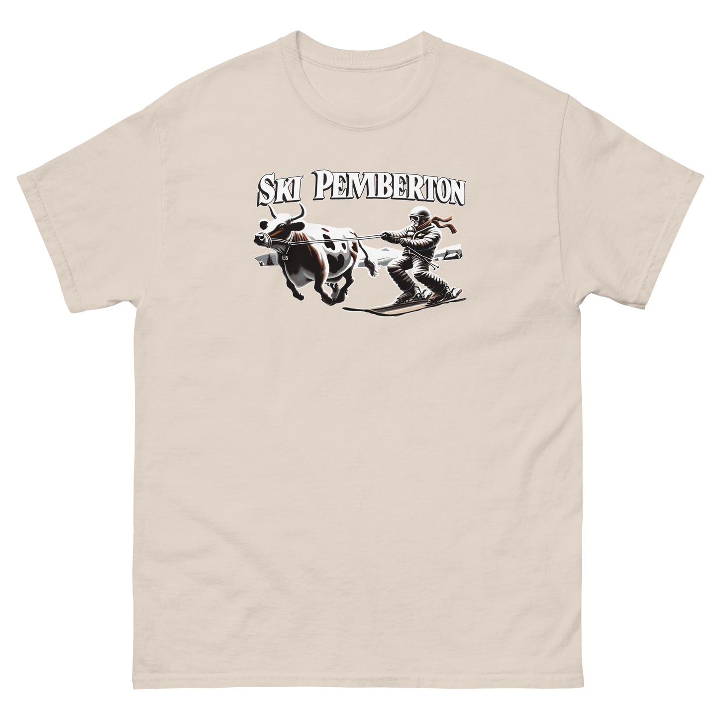 Ski Pemberton T-shirt printed by Whistler Shirts