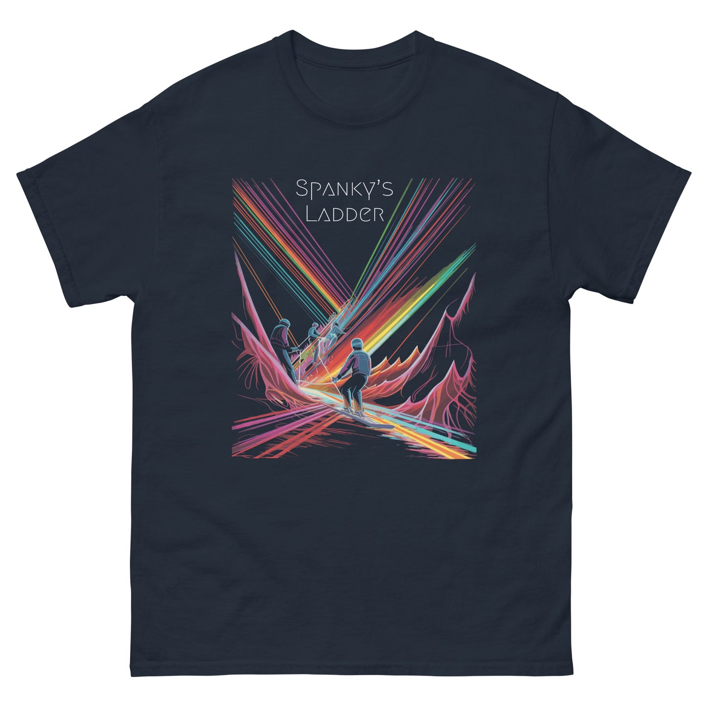 Spankys Ladder Whistler Blackcomb screen printed t-shirt
