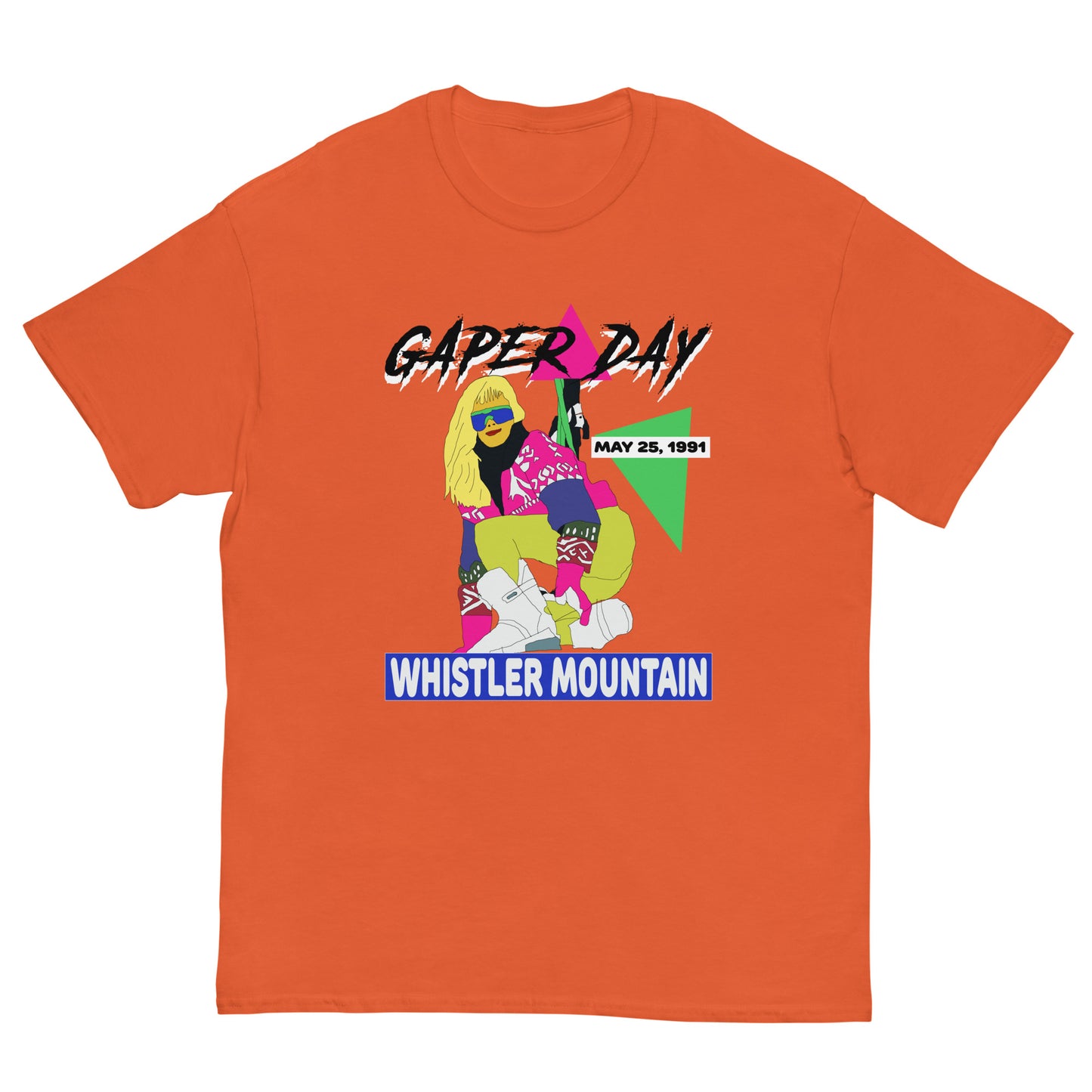 Gaper day 1991 Whistler mountain printed t-shirt