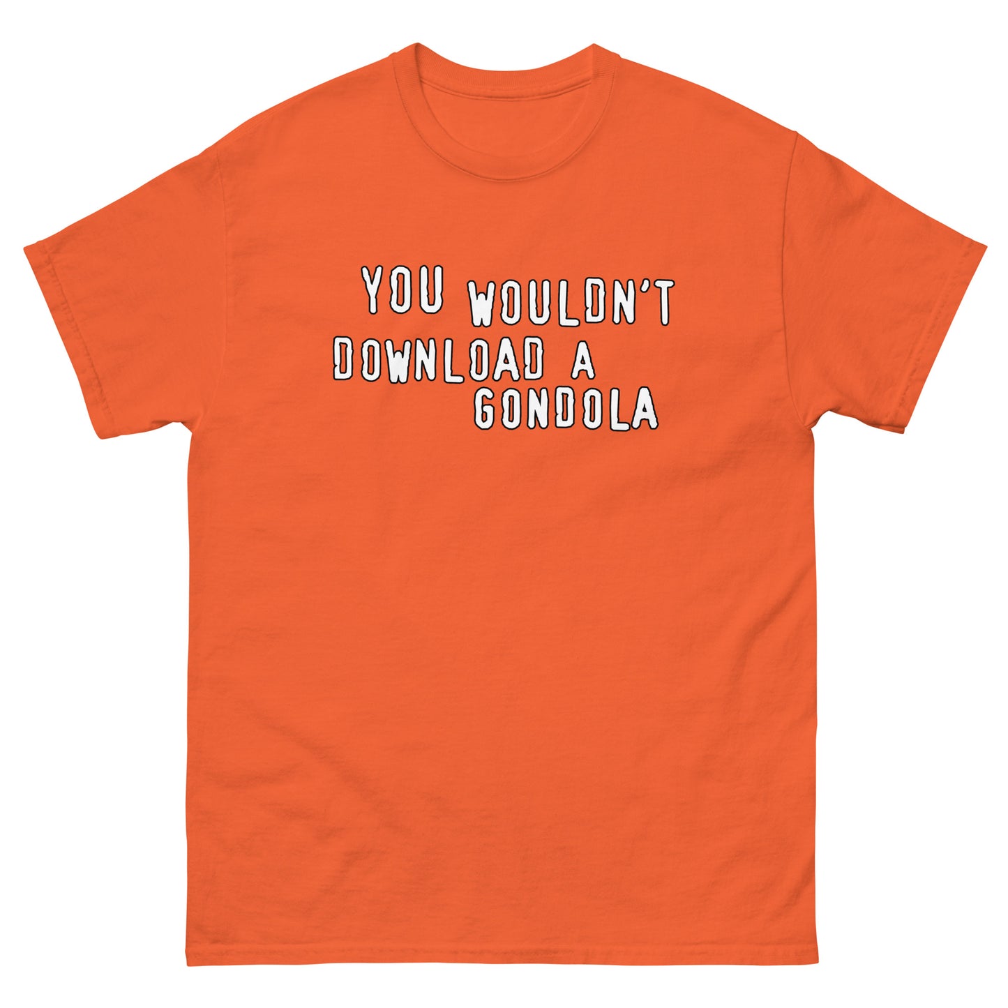 You wouldnt download a gondola design printed by Whistler Shirts