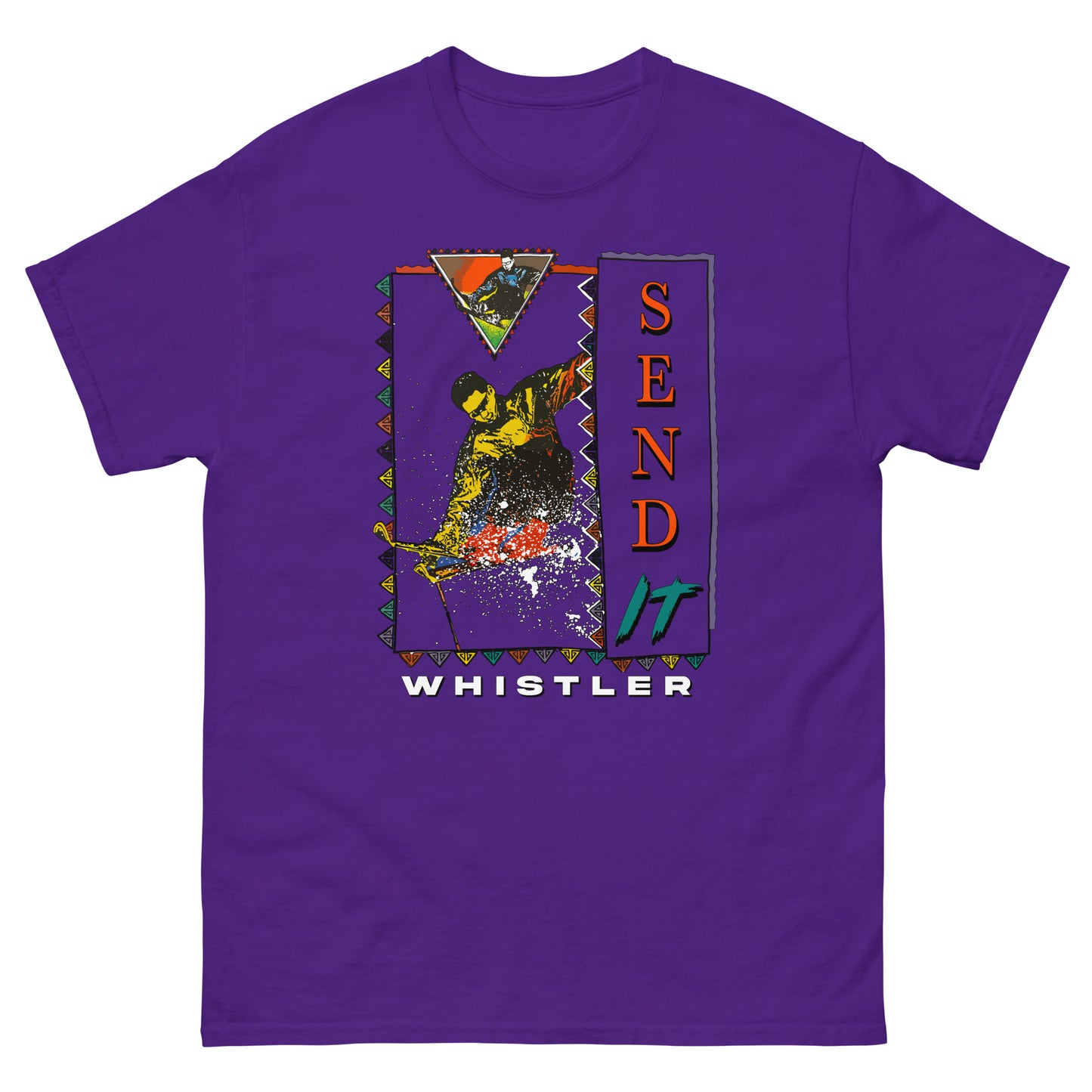 Send it Whistler printed on T-shirt by Whistler Shirts