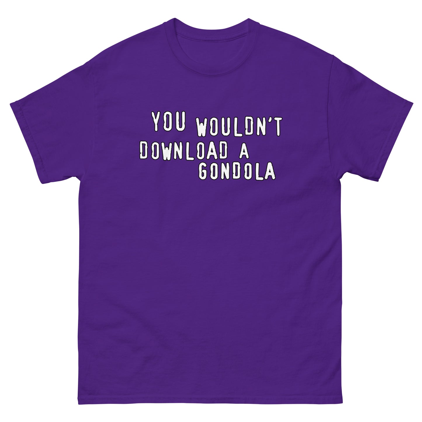 You wouldnt download a gondola design printed by Whistler Shirts