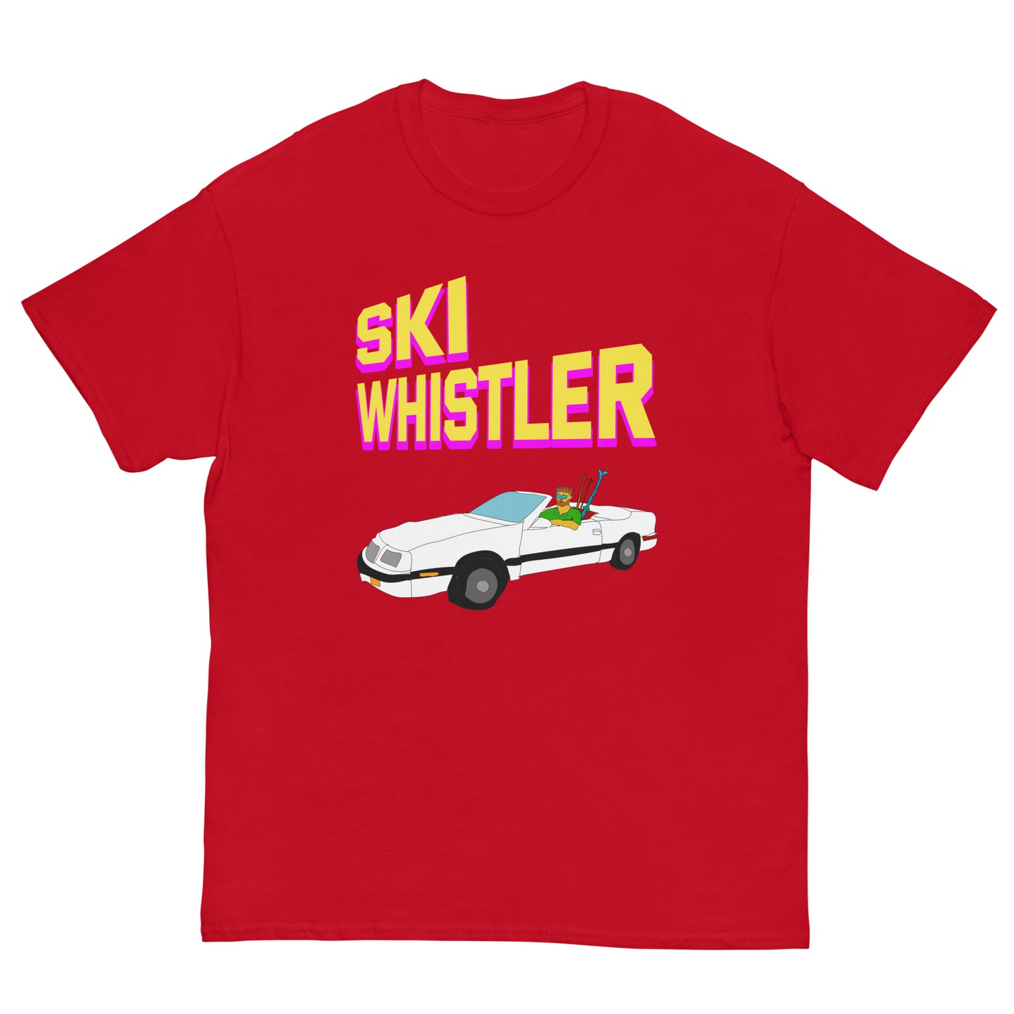 Ski Whistler convertible printed t-shirt