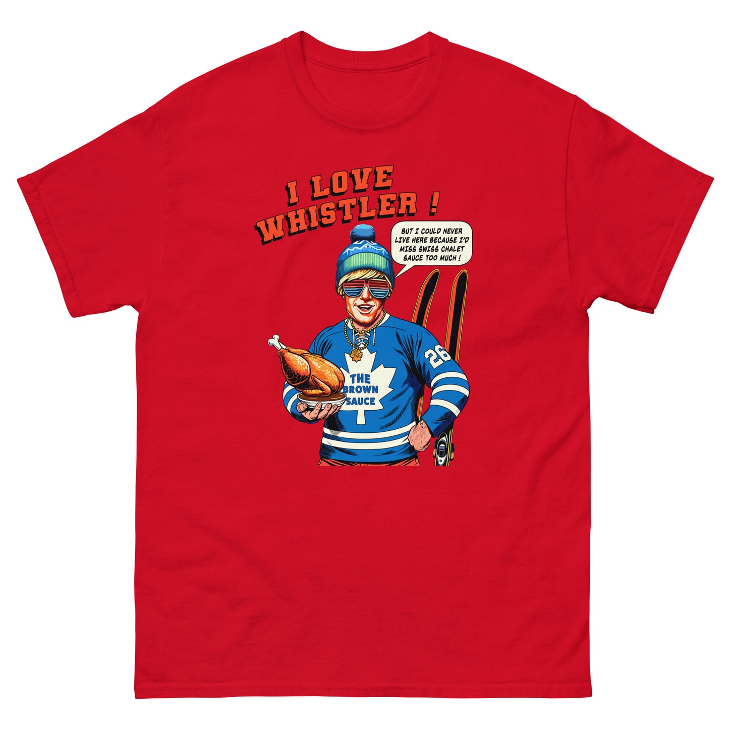 I Love Whistler Ontario Bro T-shirt printed by Whistler Shirts