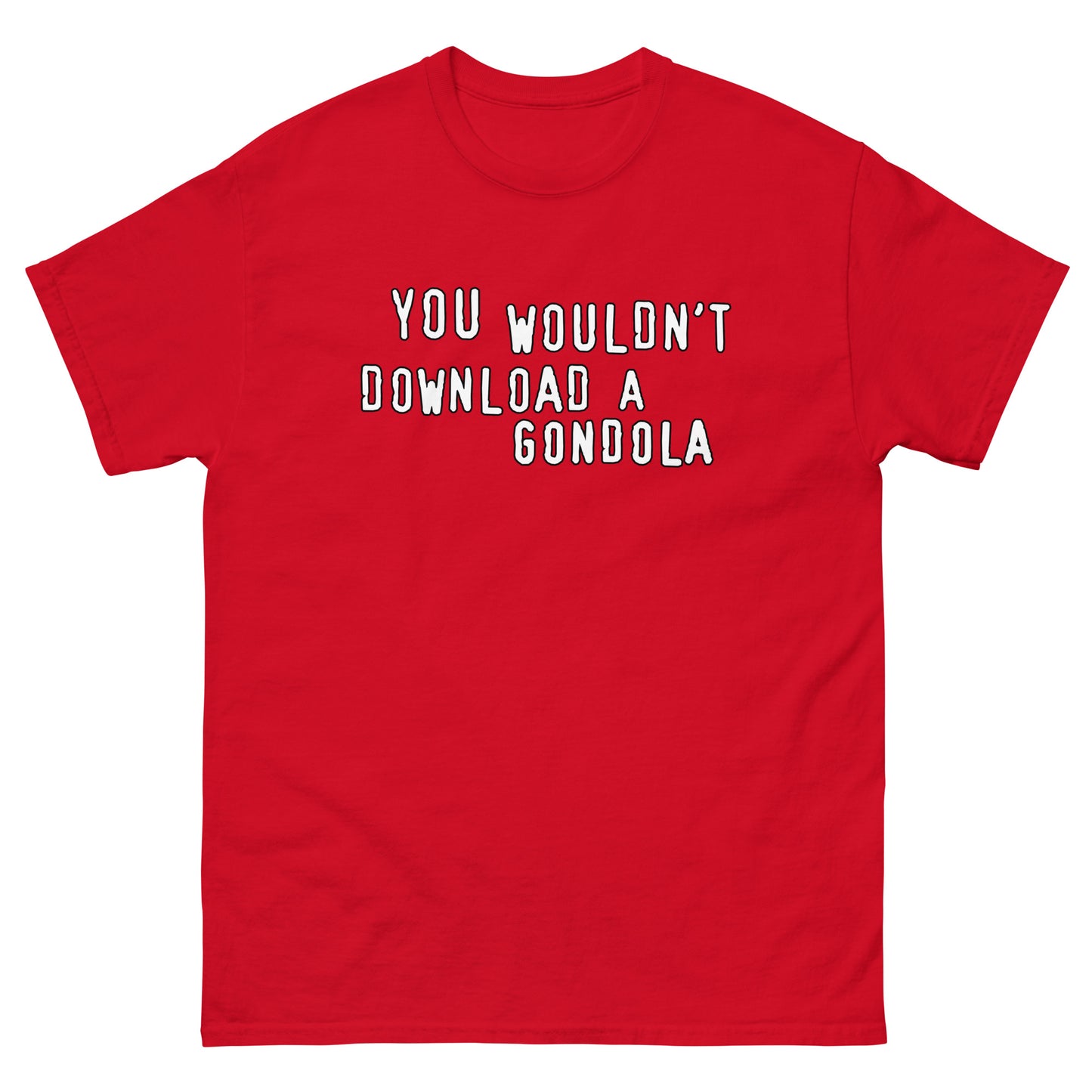 You wouldnt download a gondola design printed by Whistler Shirts