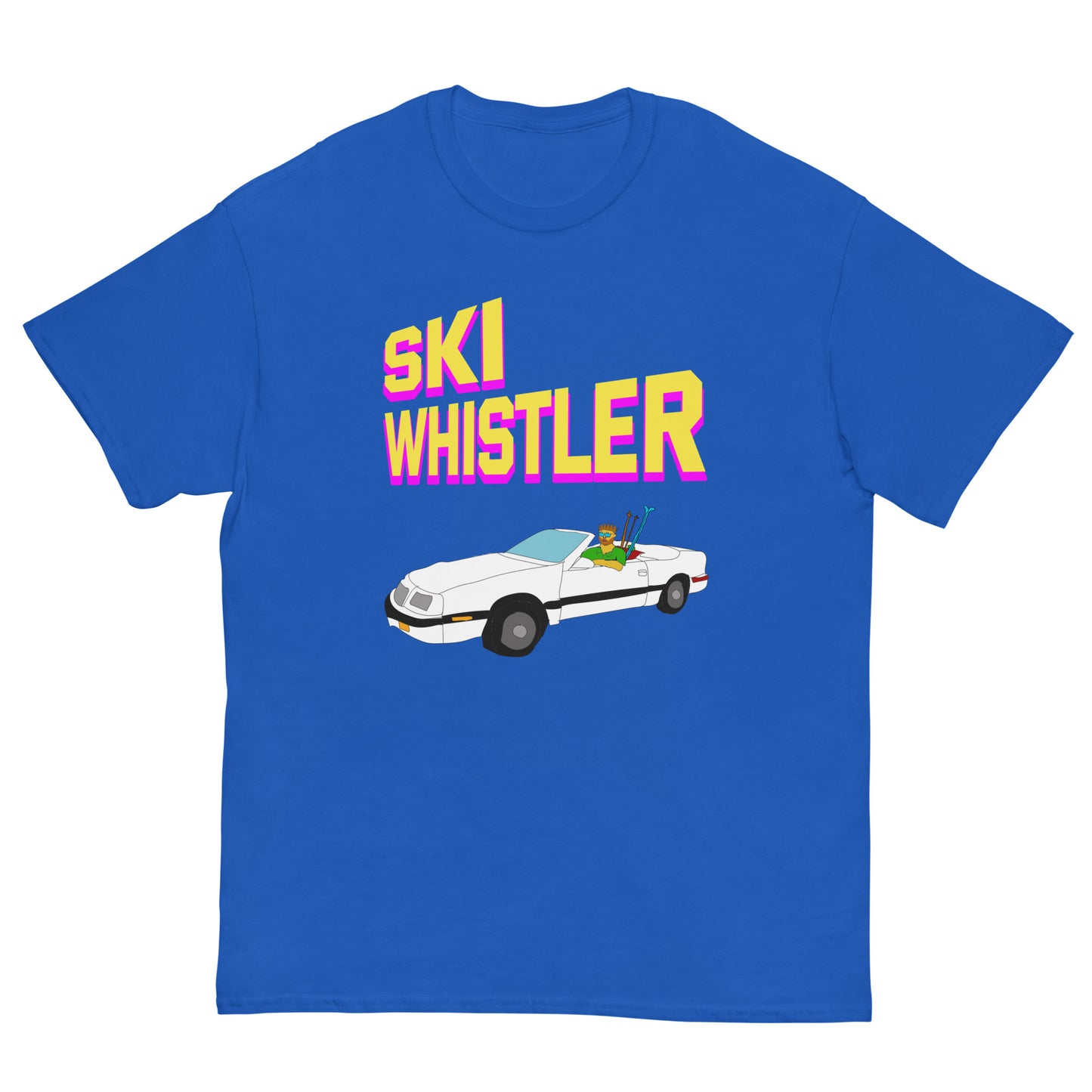 Ski Whistler convertible printed t-shirt