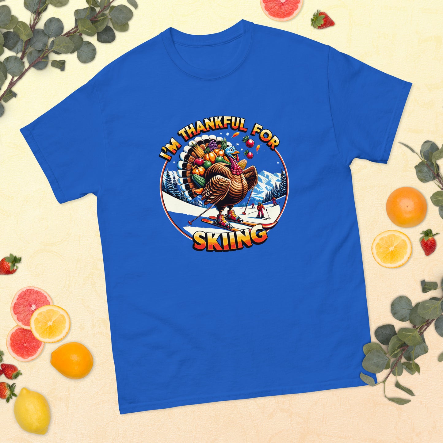 I'm Thankful for Skiing, Turkey T-shirt