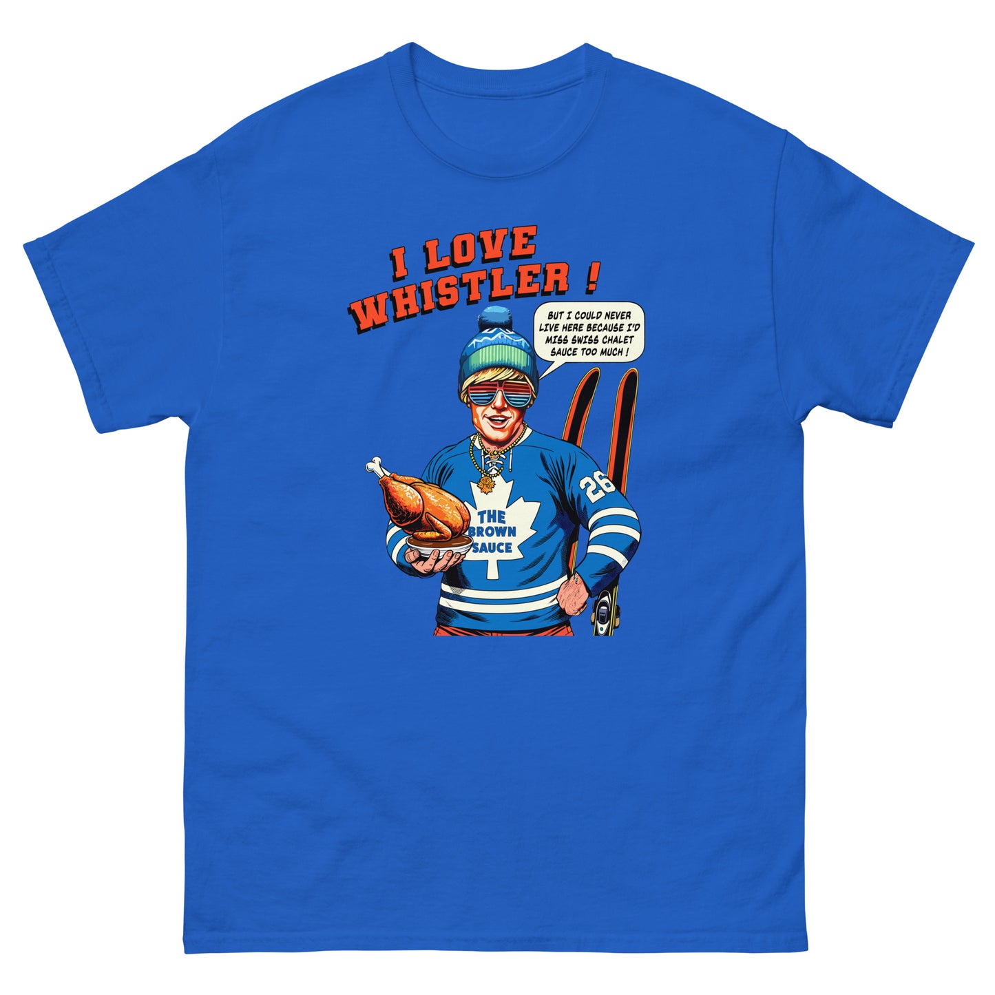 I Love Whistler Ontario Bro T-shirt printed by Whistler Shirts