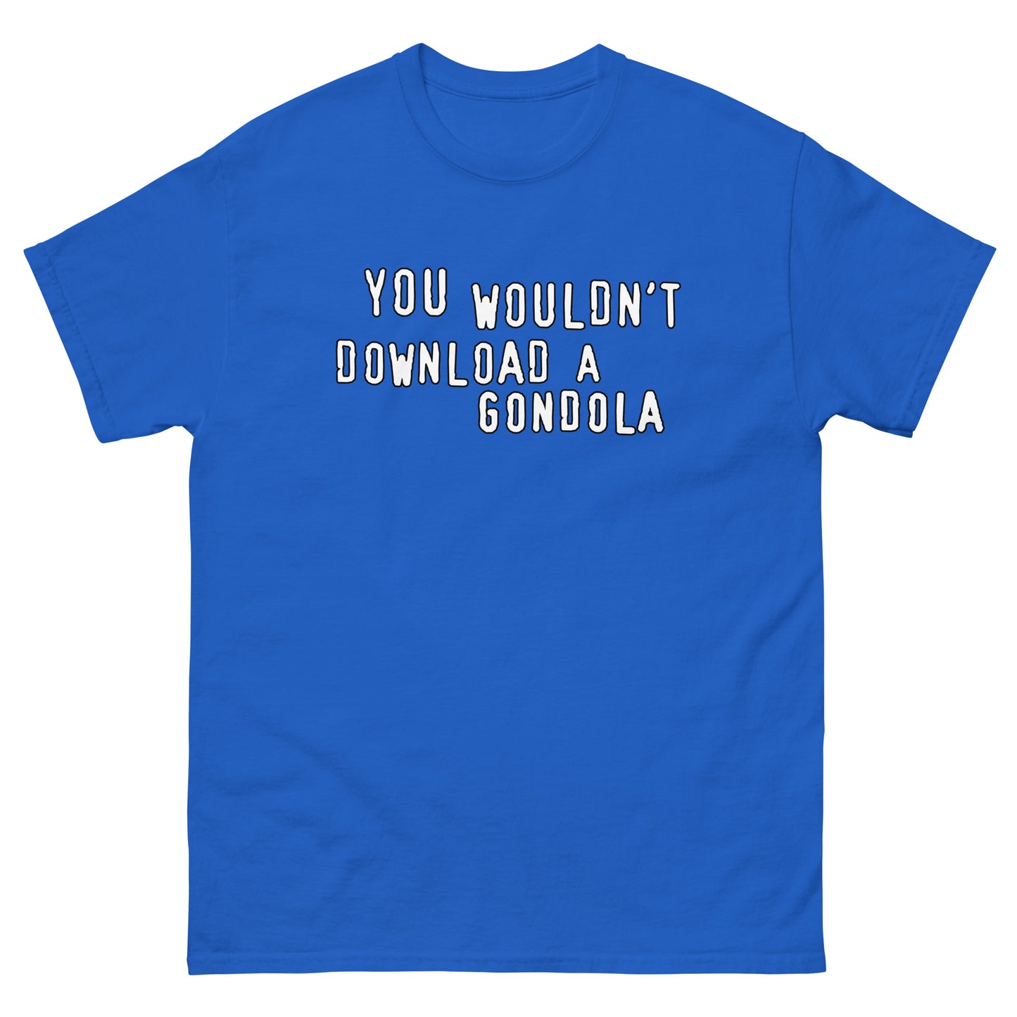 You wouldnt download a gondola design printed by Whistler Shirts