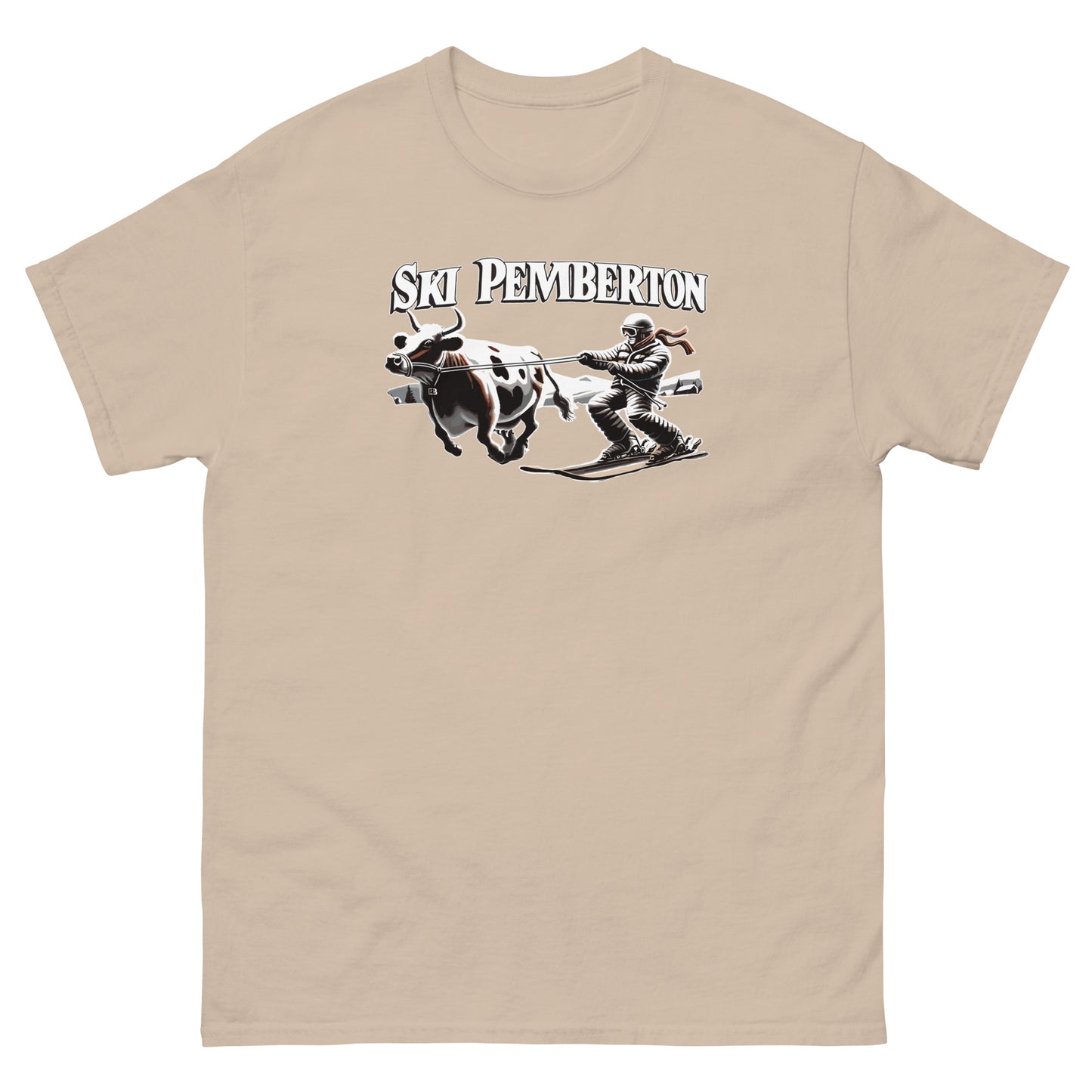 Ski Pemberton T-shirt printed by Whistler Shirts