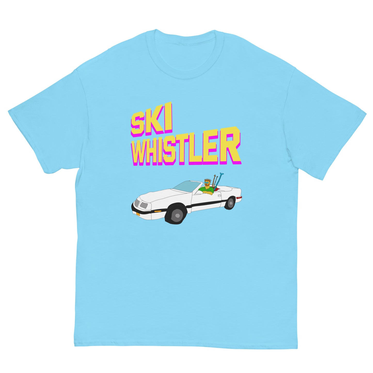 Ski Whistler convertible printed t-shirt
