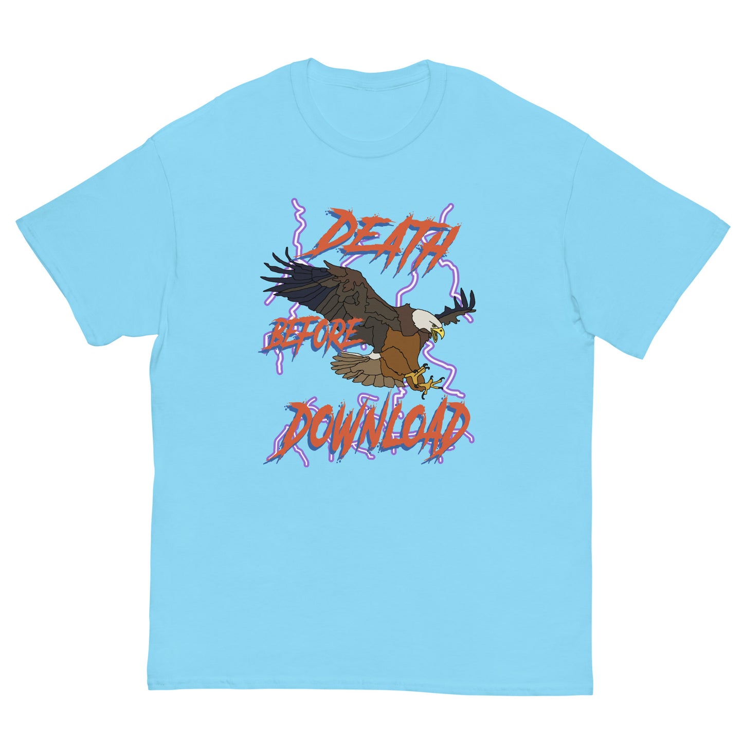 Death before download printed T-shirt