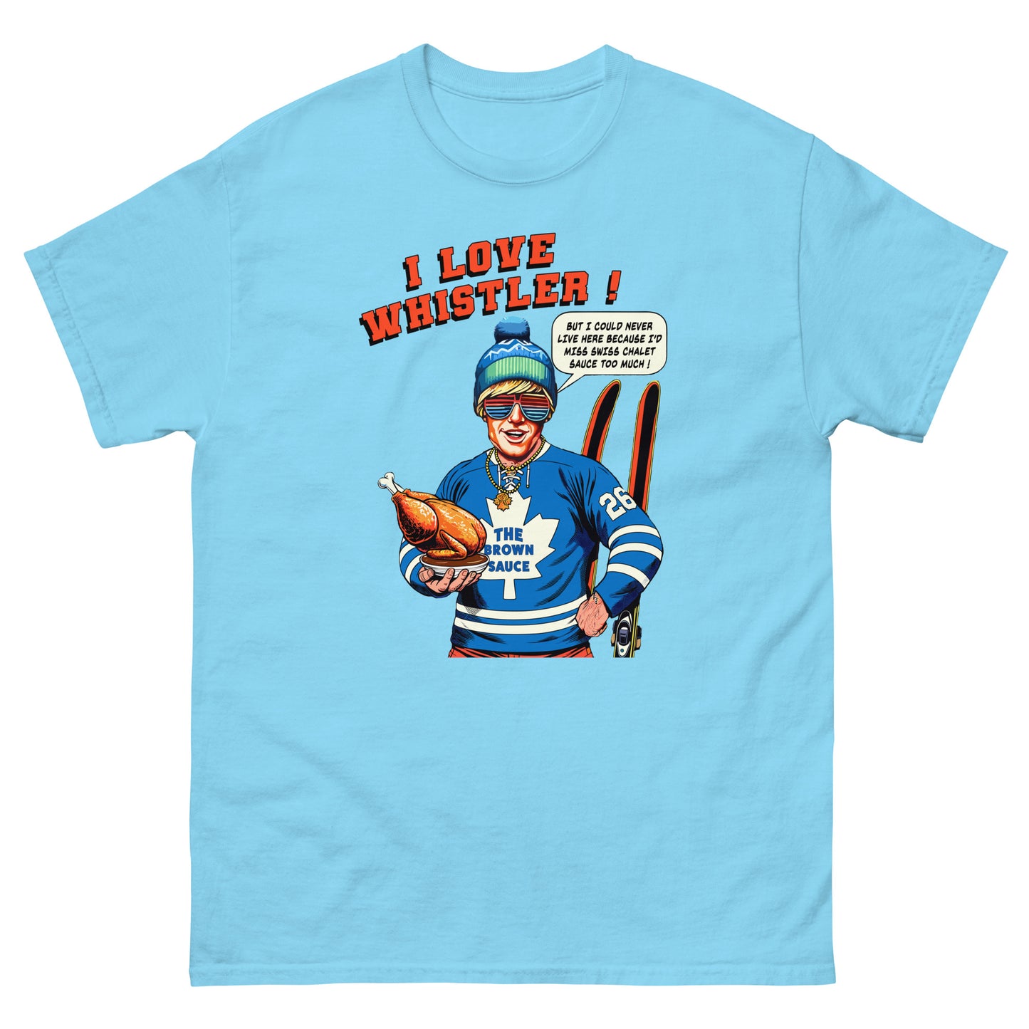 I Love Whistler Ontario Bro T-shirt printed by Whistler Shirts